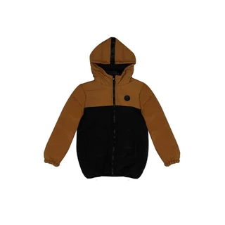 Jaqueta Masculina Puffer Infantil Polo Wear Bege Escuro