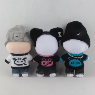 Stray Kids Skzoo Plush Clothes 20cm Idol Doll Cute Cartoon Boneca De Pelúcia Acessórios Fans Gift