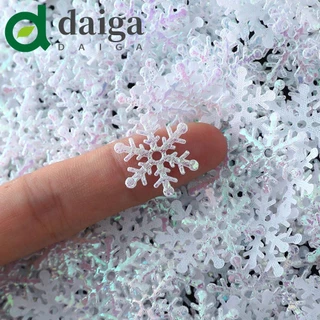 Flocos De Neve Artificiais DAIGA , Confete De Natal DIY De 1.5 Cm/2/3 , Lantejoulas De Floco Com Glitter
