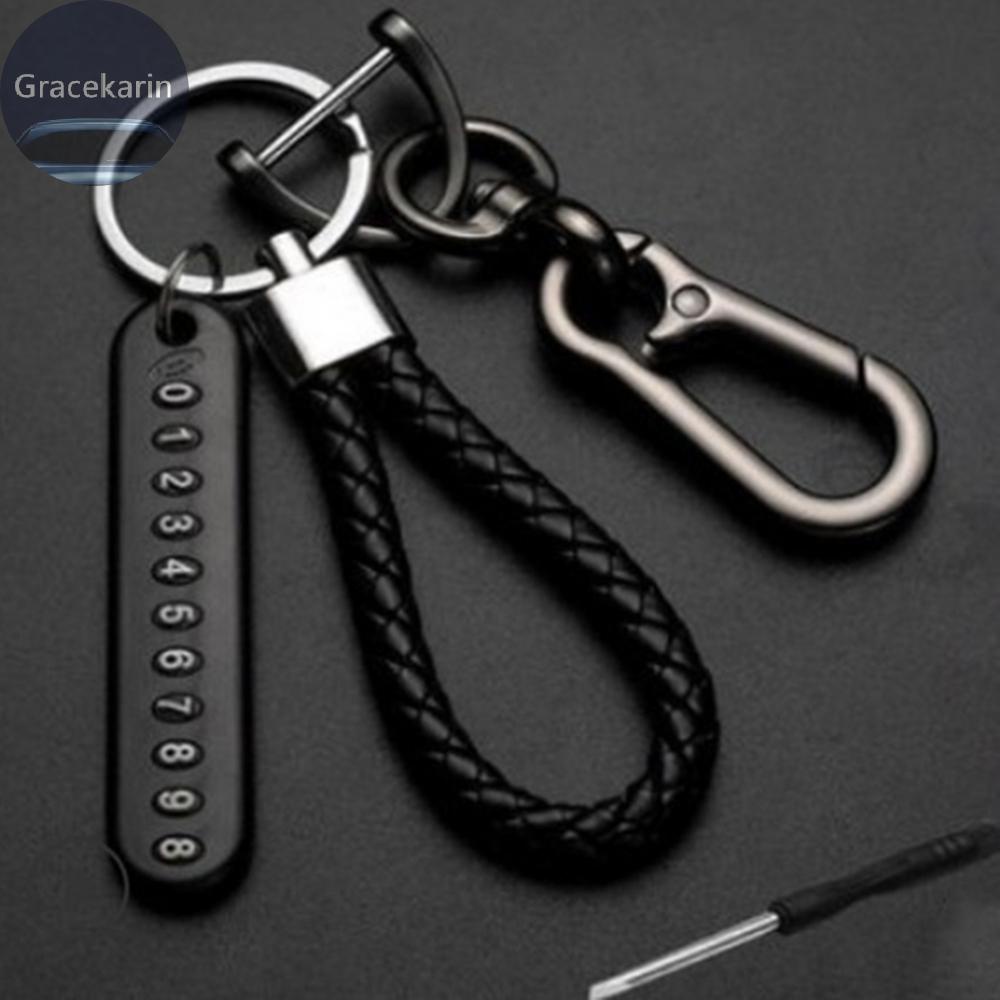 【 GRCEKRIN 】 Keychain Acessórios Anti-Perda De Para Carros Pingente De Peças Multifuncionais