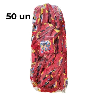 Pipoca doce Aritana Festas 10g, pacote com 50un