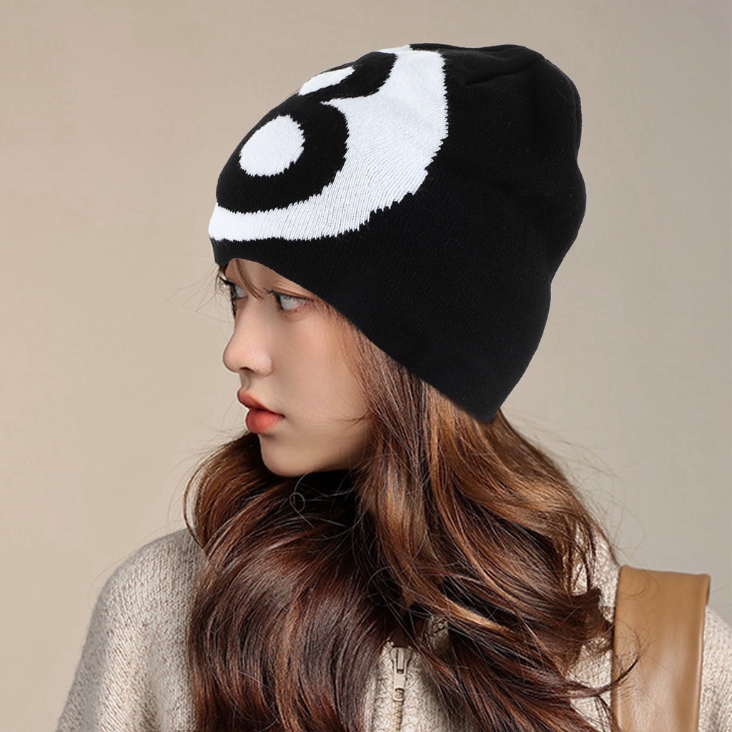 BBYTER Y2K Beanie Tricotar Boné INS Design De Celebridades BBYTER Y2K Beanie Tricotar Boné INS Design De Celebridades