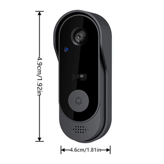 Câmera Smart Doorbell Porta Inteligente 450P WiFi Video Visão Noturna 2-Way Audio Cloud Storage Segurança Intercomunicador