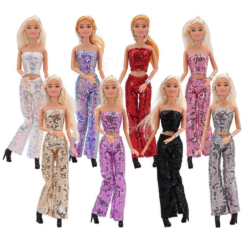 Kit 10 Pares De Meias 7/8 Luxo Para Boneca Barbie Fr Roupas