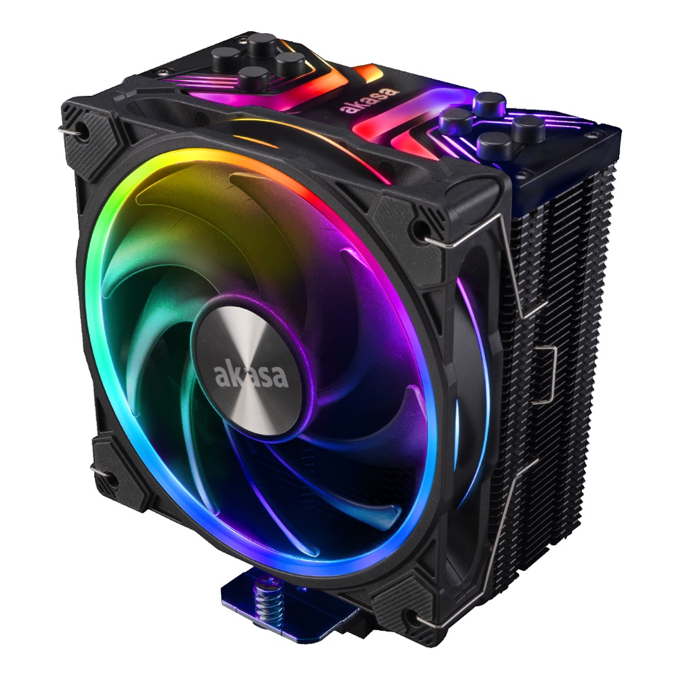 Cooler Akasa LGA1700 AM5 Soho H4 Plus CPU COOLER 185W TDP - Escorrega o ...
