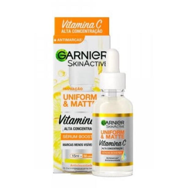 Sérum Facial Antimarcas Garnier Uniform & Matte Vitamina C 15ml