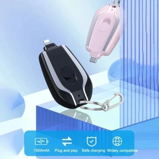 Mini carregadores portáteis com mosquetão embutido impermeável apto para acampamento ao ar livre em Oferta na Shopee