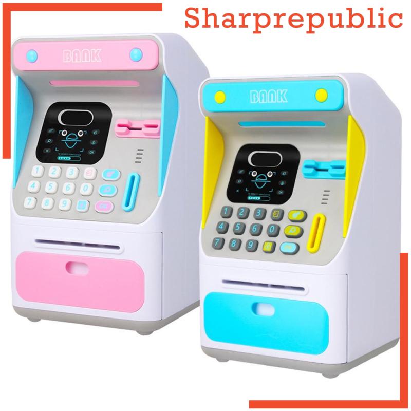 Caixa Eletrônico De 4 Dígitos Máquina De Senha Eletrônica Piggy Bank Toy