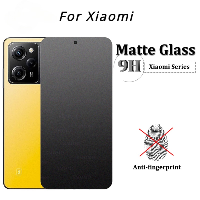 Vidro Fosco Temperado Para Xiaomi POCO X6 M6 Pro 4G 5G C65 Protetor De Tela Anti-Reflexo Impressão Digital