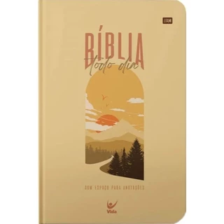 Bíblia Todo Dia com Espaço para Anotações | AM | Capa Dura Paisagem - Editora Vida em Oferta na Shopee