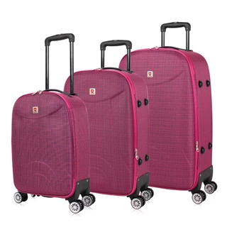 Kit Mala de viagem rodas duplas pink PMG Sion Swiss Move