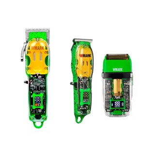 Maquina Cortar Cabelo Profissional Ng 308+ Acabamento ng 508 + Shaver Ng 988
