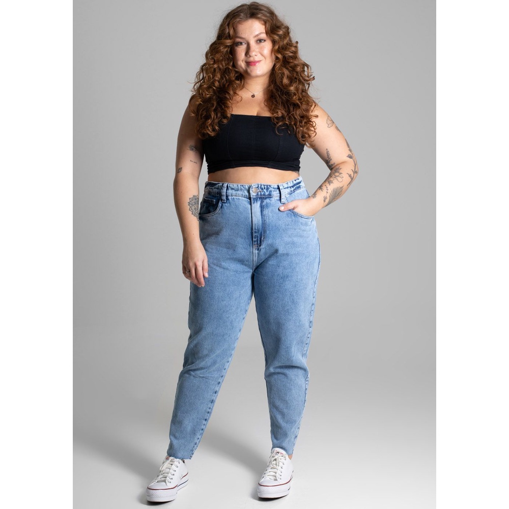 Calça Jeans Sawary Plus Size Mom - 274575