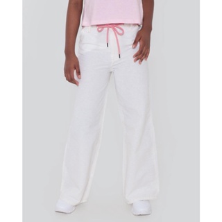 Calça Juvenil Wide Leg Bebe Claro