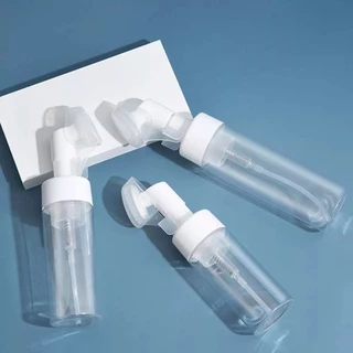 kit 2 100ml+150mlFrasco Pump Espumador Com Escova De Silicone Para Limpeza Facial Skin Care 100ml/ 150ml