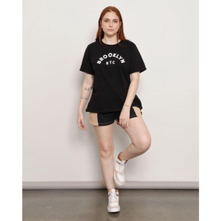 Short Feminino Moletinho Bicolor Bege