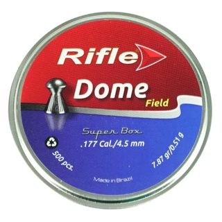 Chumbinho/Espingarda 4.5mm Rifle 500un Dome 7.81gr