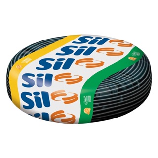 Cabo flexivel 10,00mm 100mts 321 preto Flexsil