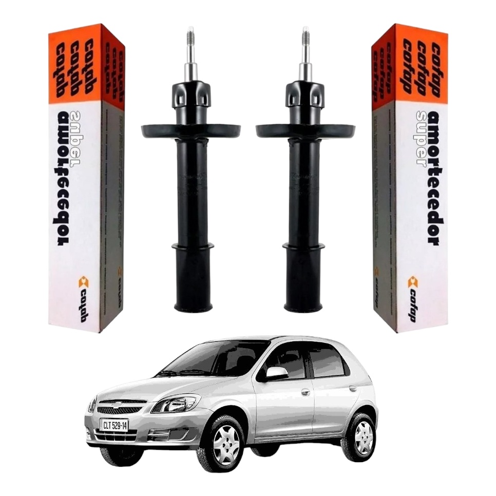 Amortecedor Dianteiro Celta 2009 2010 2011 2012 2013 Par | Shopee Brasil