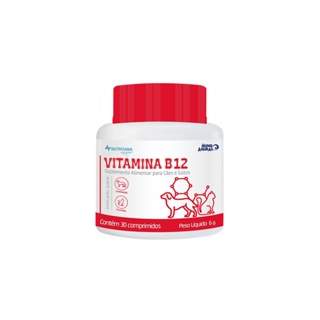 Suplemento para Cães e Gatos Nutrisana Unique Vitamina B12 Mundo Animal 30 Comprimidos