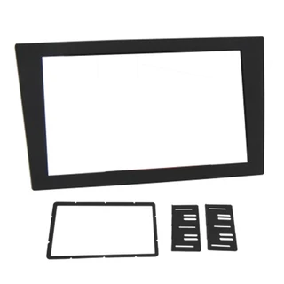 Moldura Central Painel DVD 2Din GM Vectra GT 2005/2011 Meriva e Montana 2003/2011 Corsa 2002/2011 Preta Fiamon