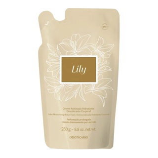 Refil Lily Creme Acetinado Tradicional 250g - O Boticário
