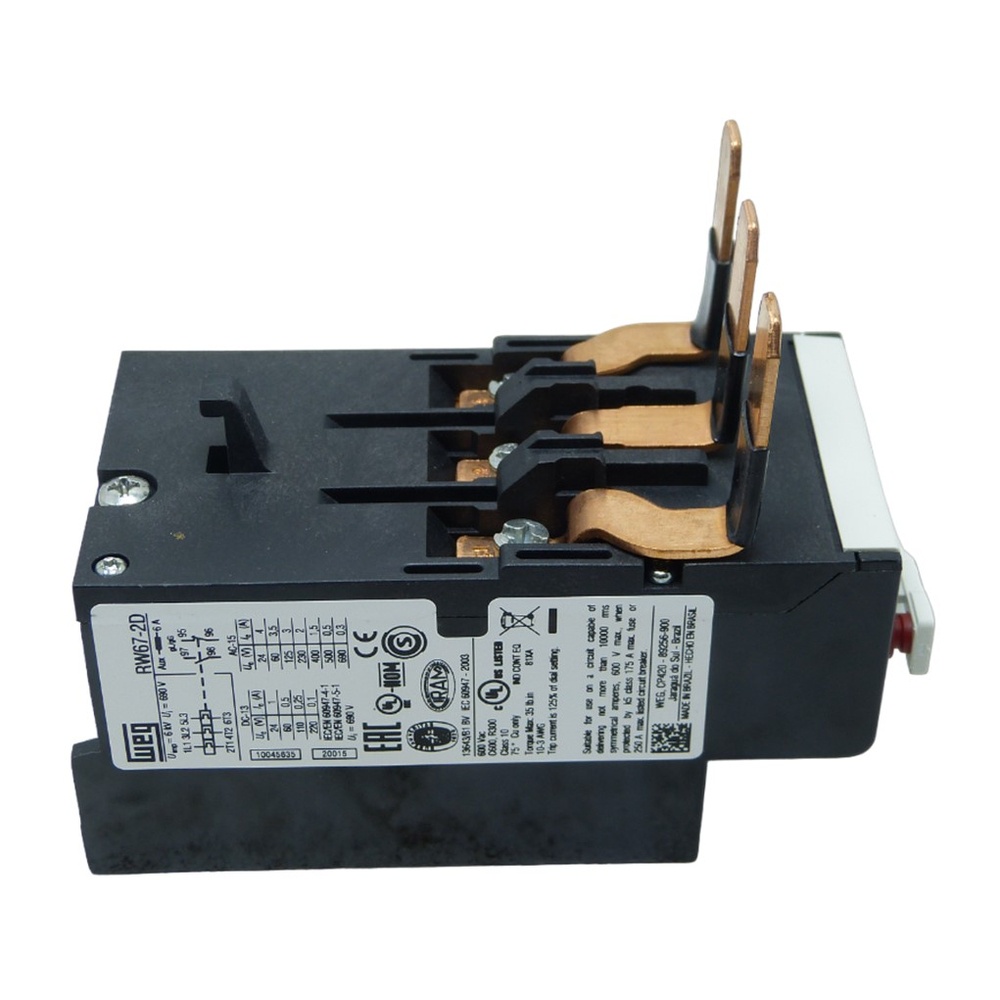 Rele Sobrecarga Weg Rw67-2D3-U070 57 A 70 Amperes | Shopee Brasil