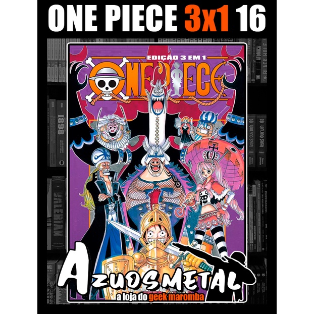One Piece (3 em 1) - Vol. 16 [Mangá: Panini] | Shopee Brasil