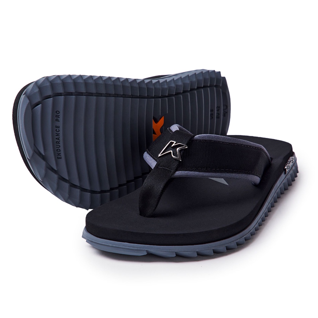 SANDALIA/CHINELO KENNER ORIGINAL KIVAH CUSHY DKS PRETO/CINZA