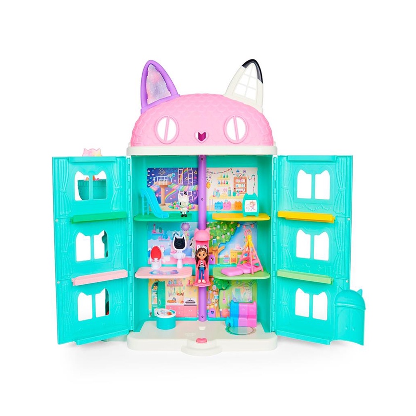 Casinha De Bonecas Gabby's Dollhouse Casa Magica Da Gabby Com