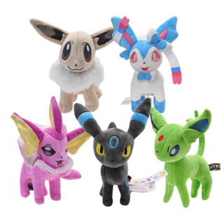 Nova evolução pokemon eevee brinquedo de pelúcia flareon vaporeon jolteon  espeon umbreon glaceon leafeon sylveon boneca