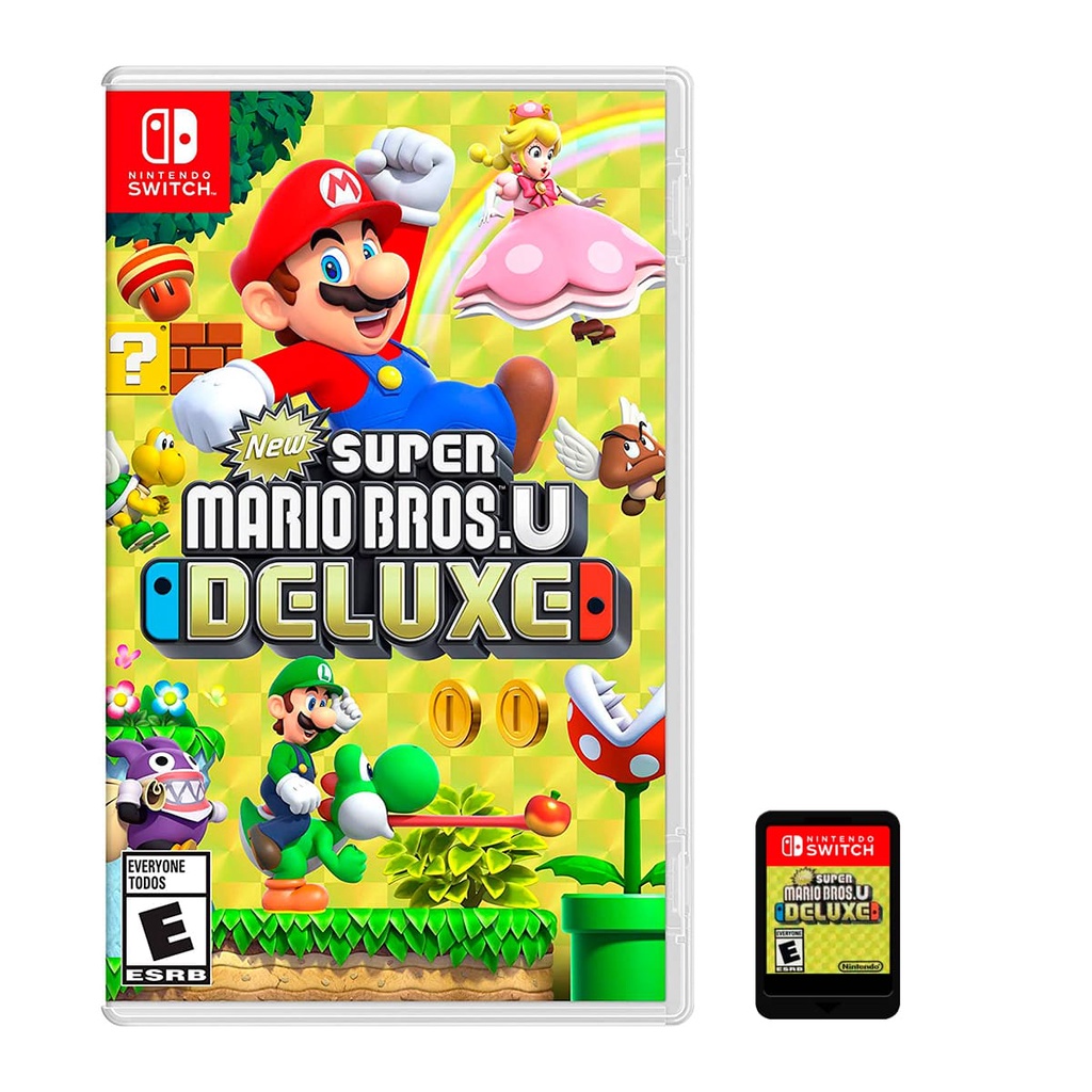 Jogo New Super Mario Bros U Deluxe Nintendo Switch Mídia Física ...
