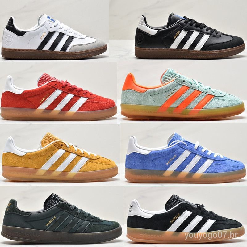 Puro Original OG Soft Bottom Samba Tendência De Baixa Ajuda Retro Confortável E Leve Sapatos Brancos De Gazelle Casual