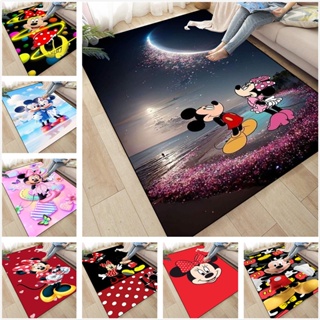Desenho Animado Bonito Mickey Mouse Carpete Quarto Sofá De Cabeceira Infantil Piso Tapete De Banheiro Porta Absorvente E Não Escorrega Personalizável b2