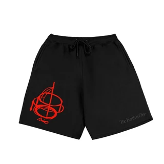 Bermuda Moletom Streetwear Earthisone Personalizada Cordão Ponteira de Ferro