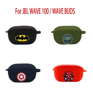 Capa Protetora Para Fone De Ouvido JBL Wave 100 TWS/Buds Silicone Blutooth Earbuds Caixa De Carregamento De Fones