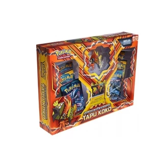 Box Tapu Koko Pokemon Com Miniatura E 06 Booster Copag