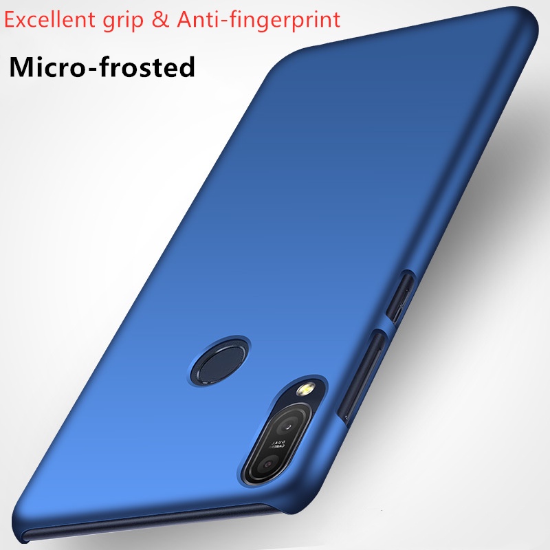 Para ASUS Zenfone Max (M1) ZB555KL ZB556KL X00PD Slim Fit Plástico Rígido Resistente Revestimento Anti-Riscos Em Duro Antideslizante
