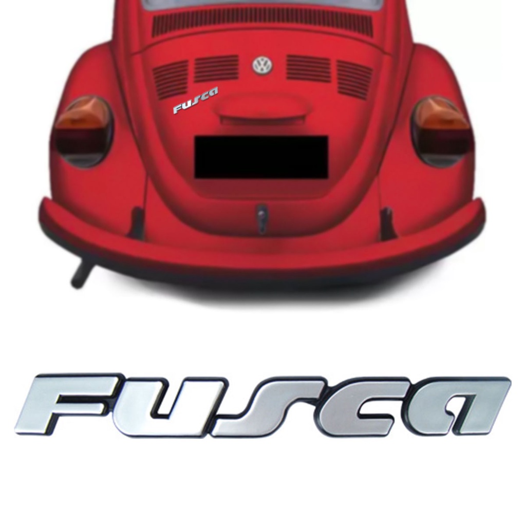 Emblema Fusca 1991 a 1996 Cromado para Tampa Traseira Marcon | Shopee ...