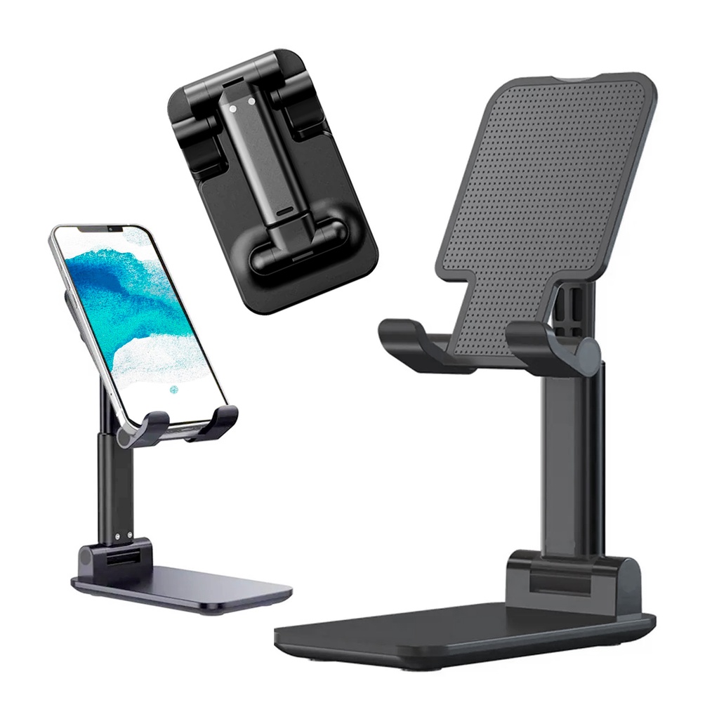 Suporte Para Celular E Tablet Ajustável Articulado De Mesa