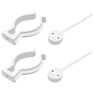 Kit 10 Kit Abraçadeira T8 Para Lampada Tubular + Soquete Para Lampada Led ou Fluorescente T8 Tubular