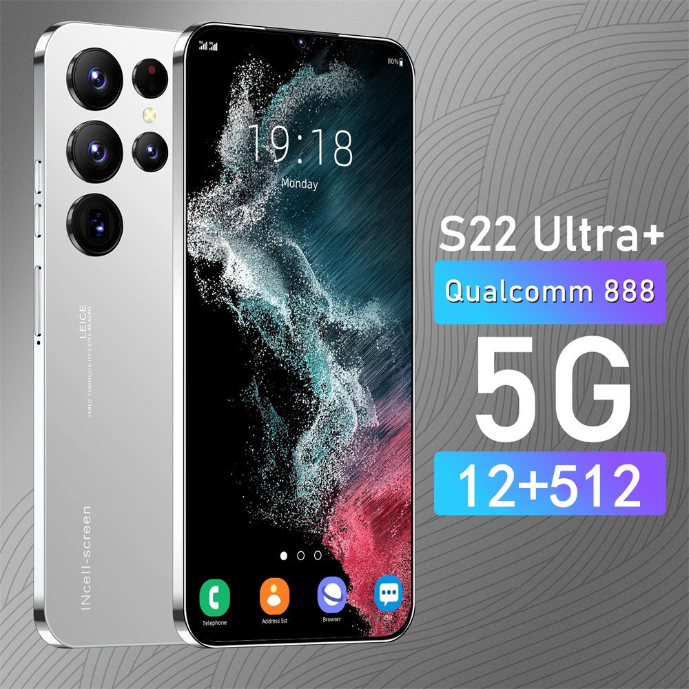 Samsung Galaxy S22 Ultra Desbloqueado 8GB + 128GB Tela De 6,7 Polegadas Face ID Versão global 4G 5G-GoodLuckGift