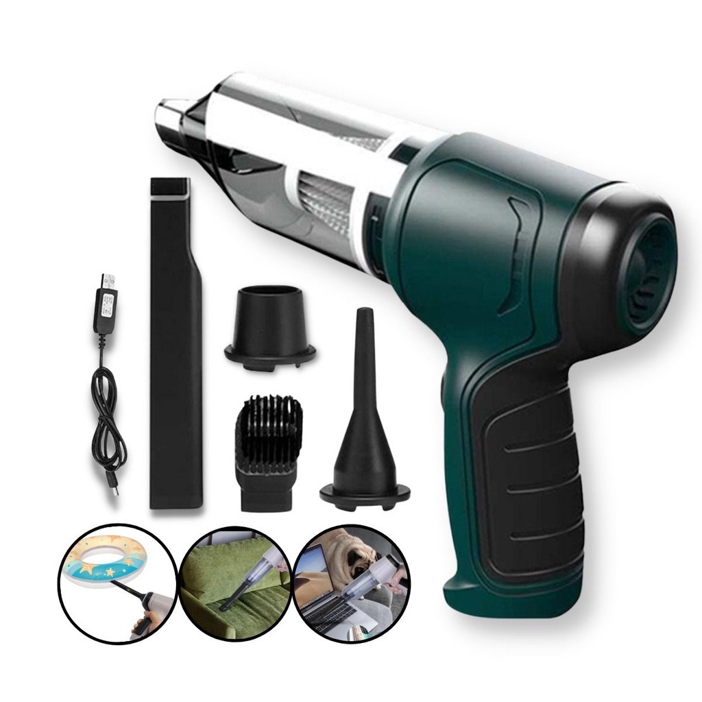 Mini Aspirador Soprador Vácuo 3 Em 1 De Ar Portátil Usb TINNY YOU