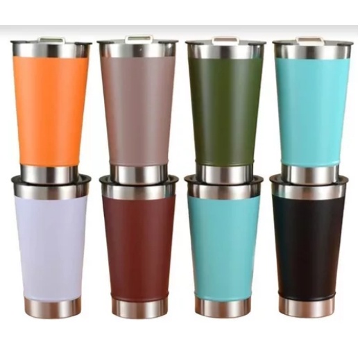 Copo Térmico inox Com Tampa e Abridor 473ml-Entrega imediata