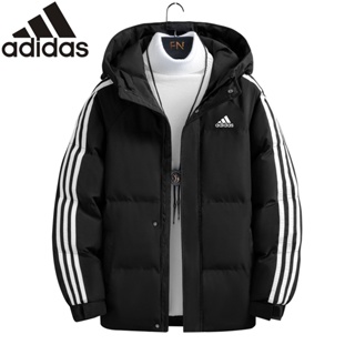 Casaco adidas preto cheap e branco