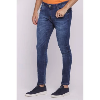 Calça Masculina Jeans Skinny Sarkozi Collection Polo Wear Jeans Escuro