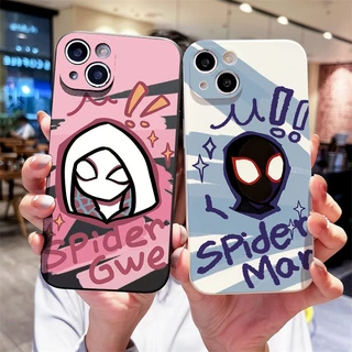 Capa De Grafite De Casal Homem-Aranha Para Samsung Galaxy A54 A34 A14 5G A33 A53 A73 A52 A52S A13 A23 A32 A72 A51 A71 Silicone Macia À Prova De Choque