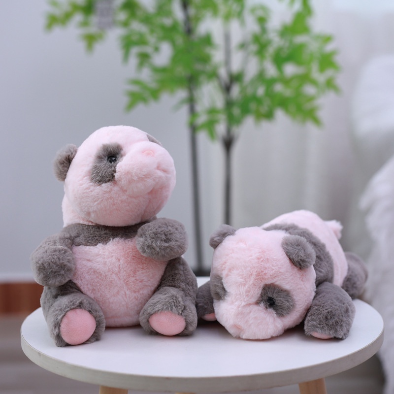 Pink panda stuffed store animal