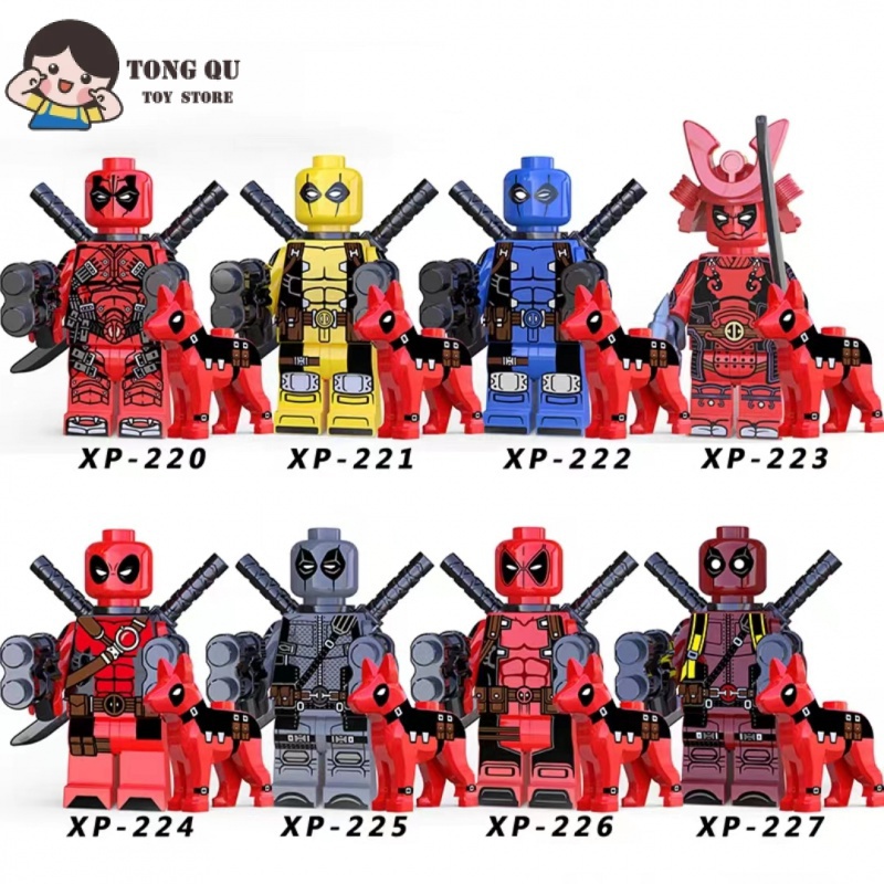 Super Heróiminifiguras Deadpool Bloco De Construção De Bonecas De Coleção Minimodelo De Brinquedo De Presente