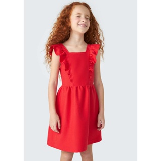 Vestido Infantil Com Babados Hering Kids